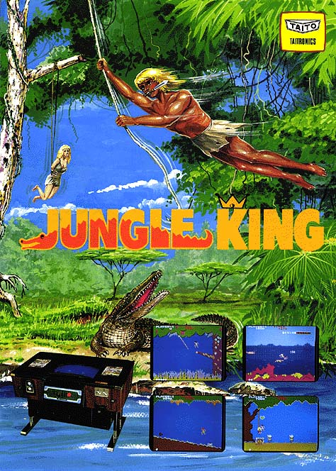 Jungle King (Japan, earlier) Arcade Game Cover